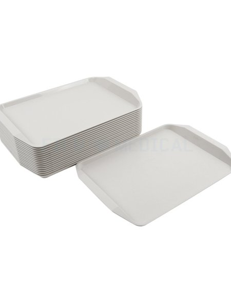Grey Plastic Food Trays
